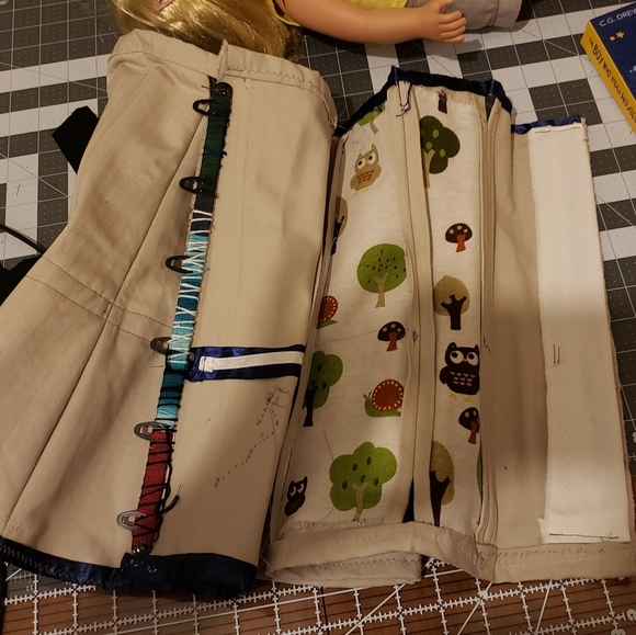 Handmade cotton corset. - Picture 4 of 7